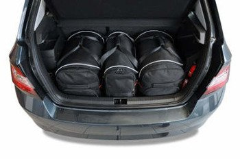 Torby do bagażnika SKODA FABIA HATCHBACK 2014-2021 3szt KJUST