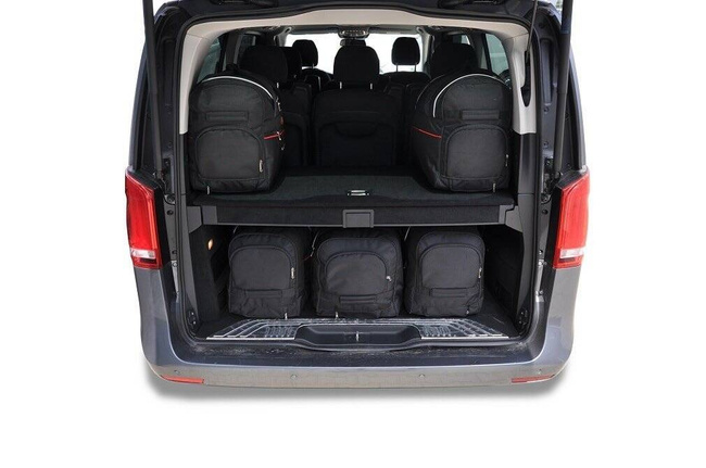 Torby do bagażnika MERCEDES-BENZ V EXTRA LONG 2014+ 7szt KJUST