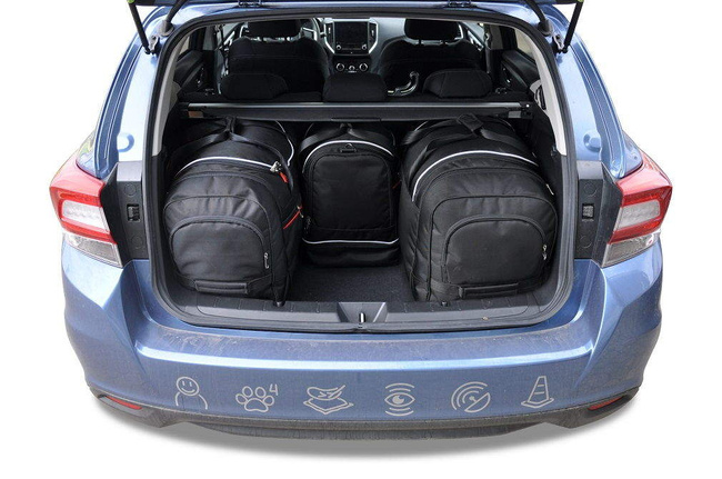 Torby do bagażnika SUBARU IMPREZA 2017-2024 4szt KJUST