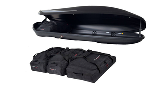 KJUST BAGS SET 4 PCS FOR ROOF BOX SKODA 5L6071175 380L