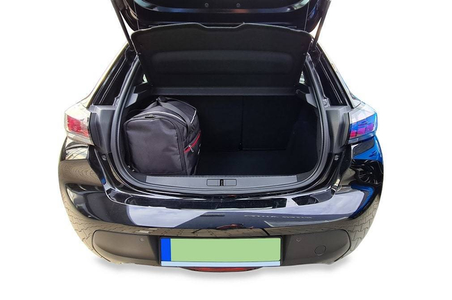 PEUGEOT e-208 HATCHBACK EV 2019+ CAR BAGS SET 3 PCS