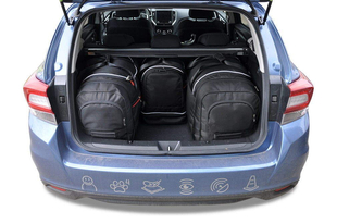 Torby do bagażnika SUBARU IMPREZA 2017-2024 4szt KJUST